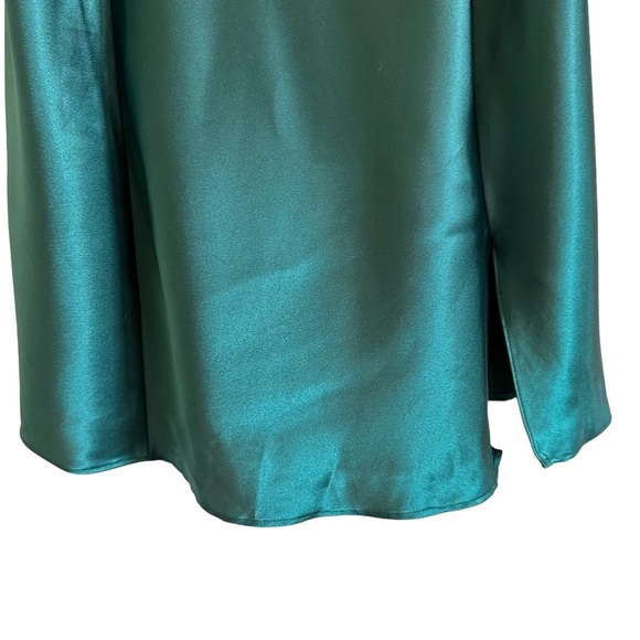 Vintage Victoria’s Secret Satin Slip Lingerie Dress Green L - Picture 5 of 11